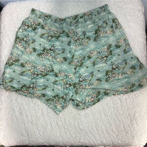Her Universe Disney Peter Pan Little Mermaid Lagoon High-Waisted Retro Shorts M
